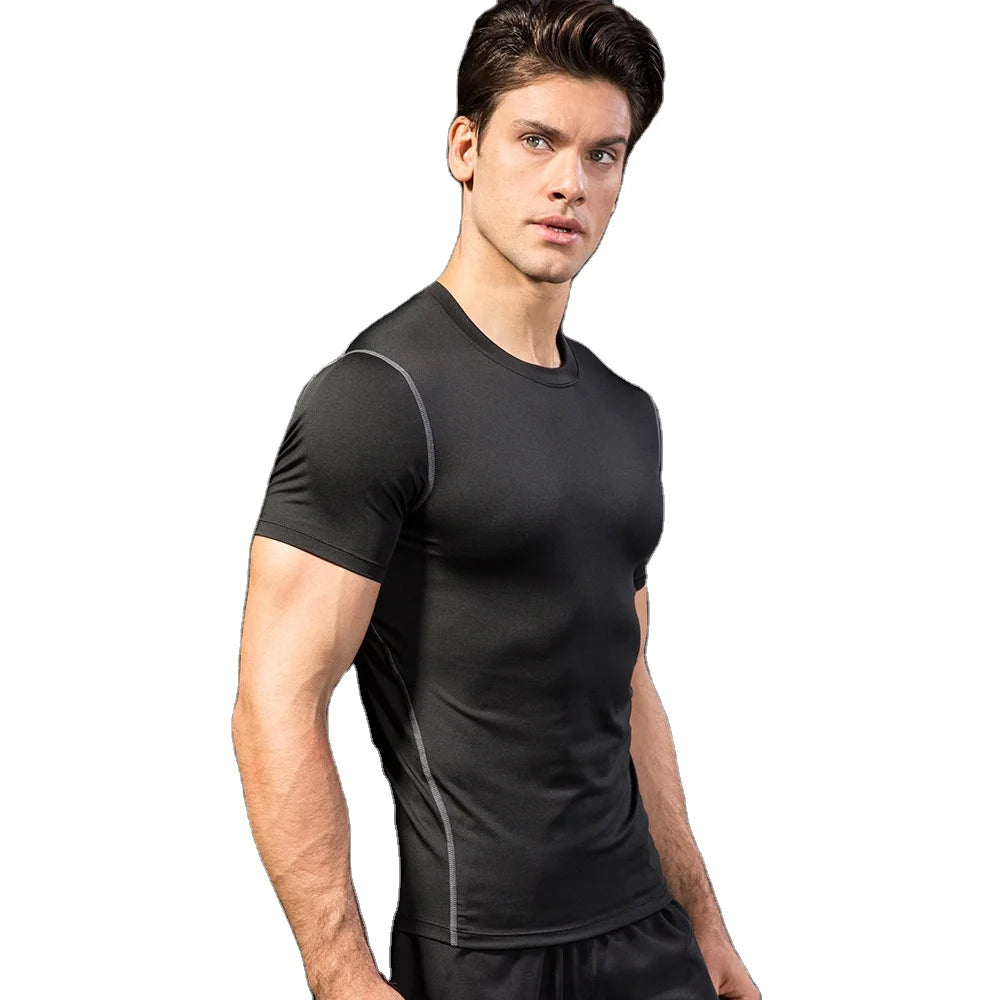 KY Bodybuilding T-shirts Customized Plain Classic Workout Gym Bodybuilders Muscle Fitness Men Polyester Tshirt