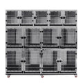 Stainless Steel Pet Cage Dog Cage Rugged Combination Cage