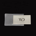 Soft Transparent Reusable Oeko-Tex Certified Customizable Color High Frequency Hook Loop Business Name Badge Fashion Accessory