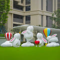 Commercial Easter Decorations Rabbits Bunny Statue/life Size Easter Bunny/Easter Yard Signs Decorations Outdoor Bunny