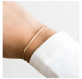 EManco Stainless Steel Bar Bracelet Women Thin 14k Gold Nameplate Minimalist Bracelet Fine Jewelry Wholesale Adjustable Bracelet