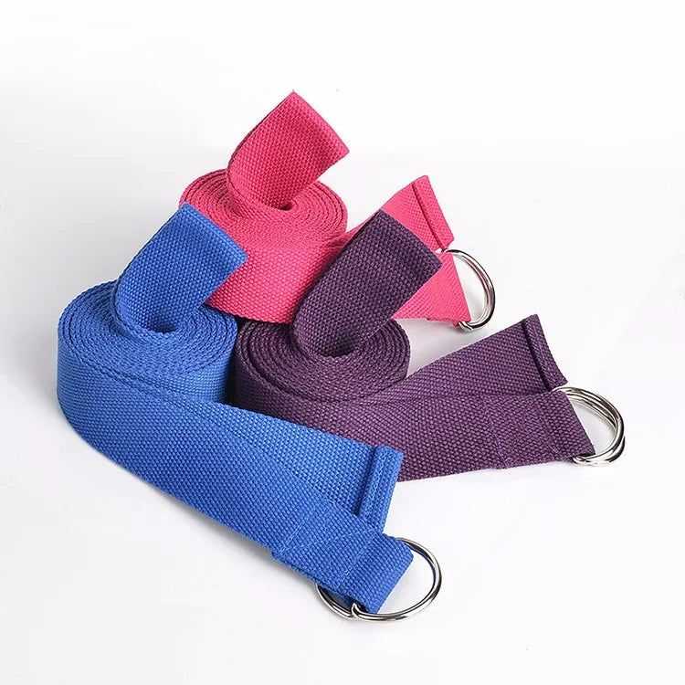 SHENGDE Custom Cheap Custom Pilates Accessories Ring Adjustable Stretching Yoga Strap