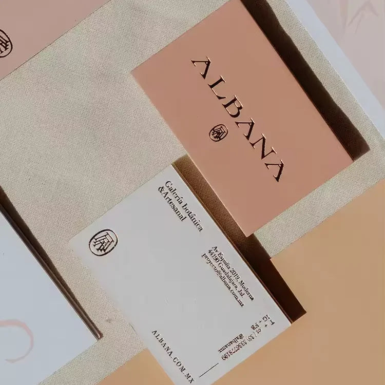 Customized Luxury Cotton Paper Gold Foil Printing Professional Business Card Thick Paper Greeting Cards