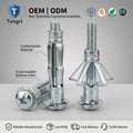 Galvanized Carbon Steel Hollow Wall Fix Expansion Anchor for Plasterboard