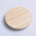 7-9cm Custom Logo Custom Round Wooden Caps Covers Wood Cap Lid for Candle Jar Glass