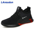 LAoutun Lightweight 10KV Insulated Safety Work Shoes for Men Microfiber Uppers and Plastic Outsole Year-Round Foot Protection