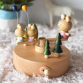 Hot Sale Cute Customer Song Wooden Seesaw Music Box for Kids Gifts