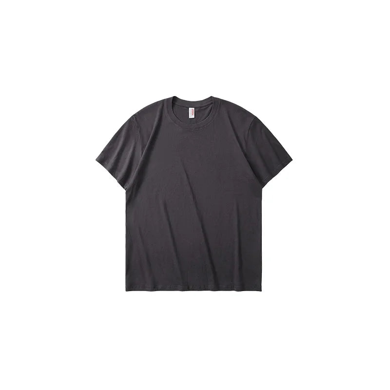 180g 100% Cotton 26S Soft Comfortable Undershirt Crew Neck Basic Men Thisrt