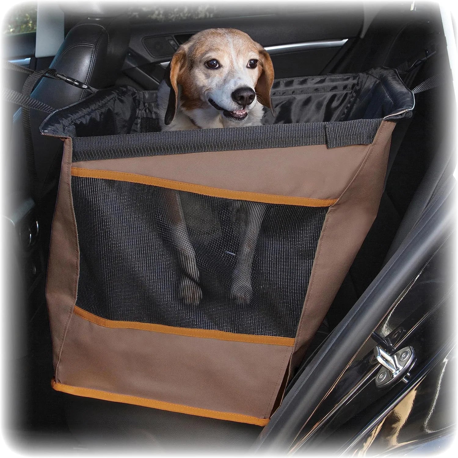 Juice Car Booster Seat for Pets Washable Dog Carrier With Sturdy Oxford Fabric Waterproof Anti-Slip Dog Booster Seats