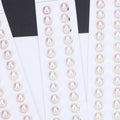 Half Hole Pearl Making Earring Loose Wholesale Cultured Natural Freshwater Pearls White 4.5-5mm Round Pearl Beads