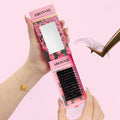 Abonnie Matte Dark Volume Lash Trays 0.03 0.05 0.07mm Velvet Lash Extensions 5-25mm Cashmere Lash Extensions