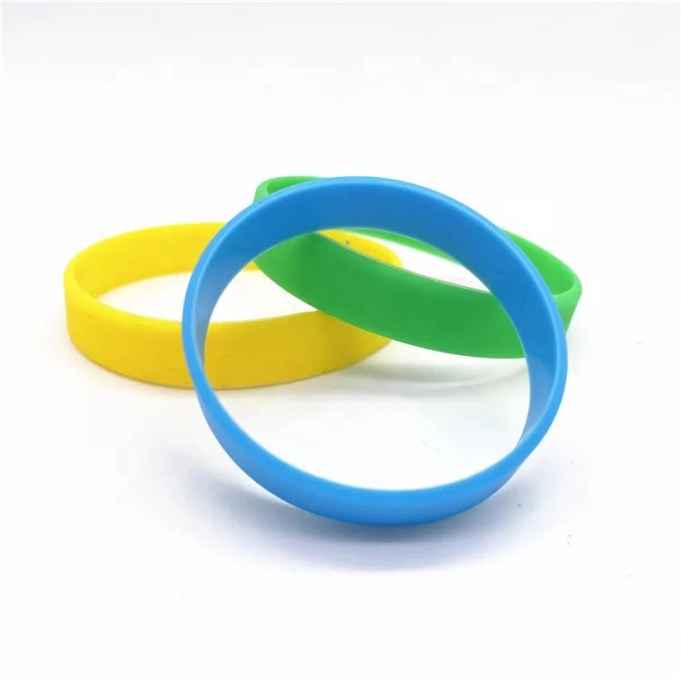 New Debossed Silicone Wristbands Personalized Scented Silicone BraceletThin Rubber Silicone Wristband