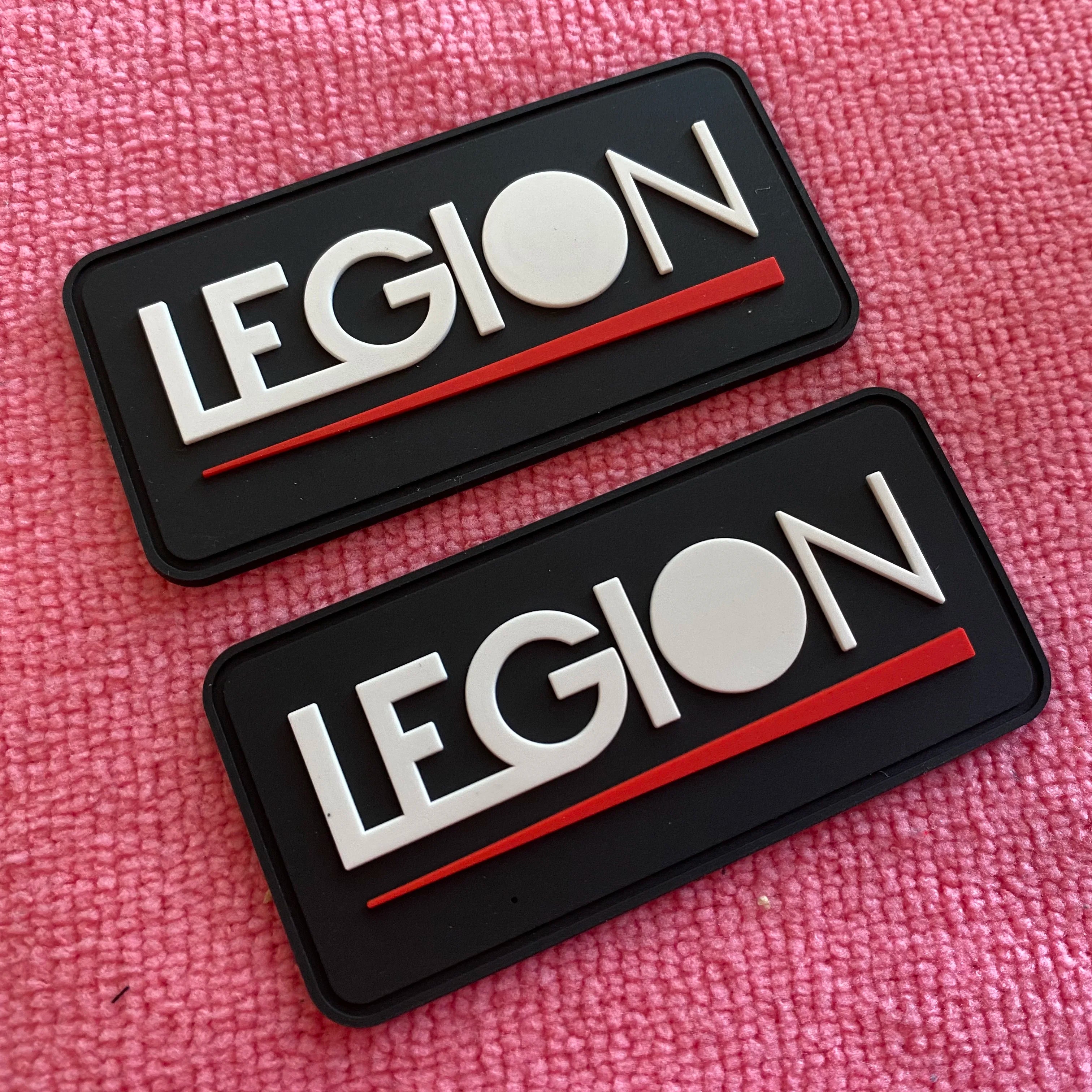 3D Brand Name Rubber Patch With Round Cornerstitching on Rubber Hats Label With Sewing Channel
