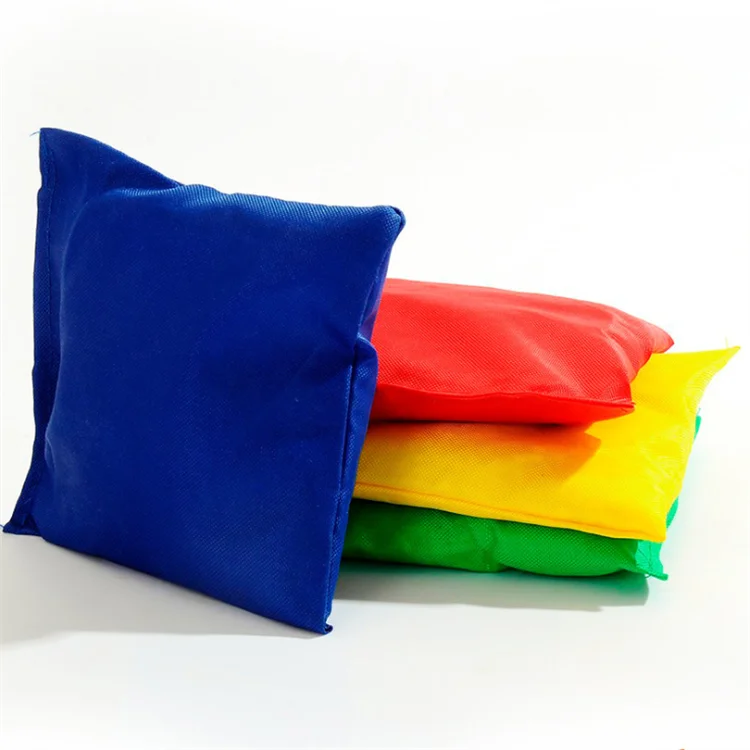 Outdoor Sport Games Beanbag Toy Colorful Nylon Sandbags for Kids Fitness for Corn Hole and Kindergarten Use