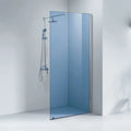 KMRY Modern Frameless Glass Shower Door with 304 Stainless Steel Hardware Easy Clean Design for Hotel & Villa Bathrooms MegaBDM