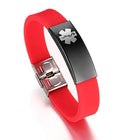 Factory Hot Selling Sport Silicone Medical Alert Bracelets for Men Women