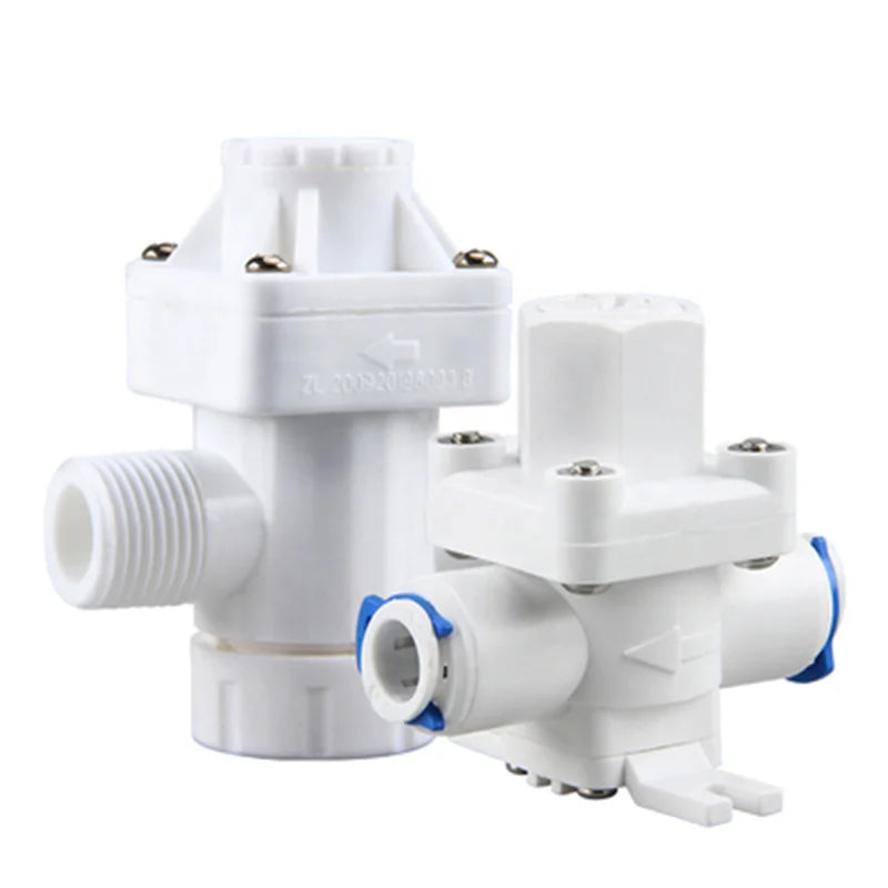 Manual 1/4 3/8 Plastic Eco-Friendly Water Pressure Relief Valve for Reverse Osmosis Water Purifier