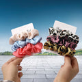 Swiyi Velvet Satin Hair Scrunchies Set-Silk Elastic Hair Bands & Ponytail Holder Accessories for Women & Girls