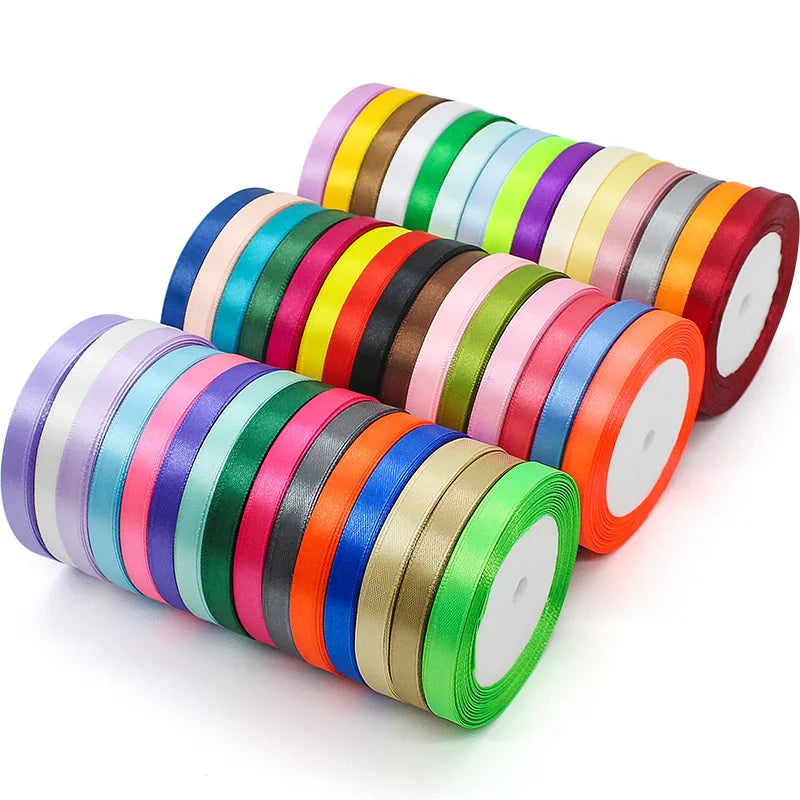 Custom Gift Wrapping Embossed Printed Recycled 100% Polyester Grosgrain Satin Ribbon With Logo Brand