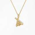 Punk Sporty Baseball Accessories Women Stainless Steel 18K Gold Plated Necklaces Kids Friendship Baseball Pendant Necklace