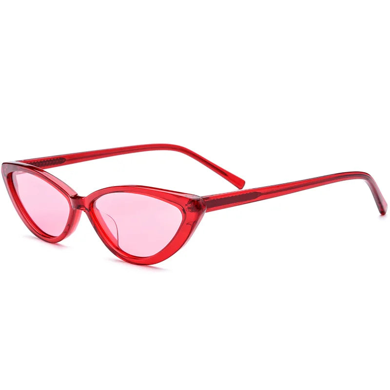 2025 Acetate Polarized Custom Logo Safety Glasses Women Transparent Mirror Female Cat Eye Eysglasses For Woman Sunglasses Female