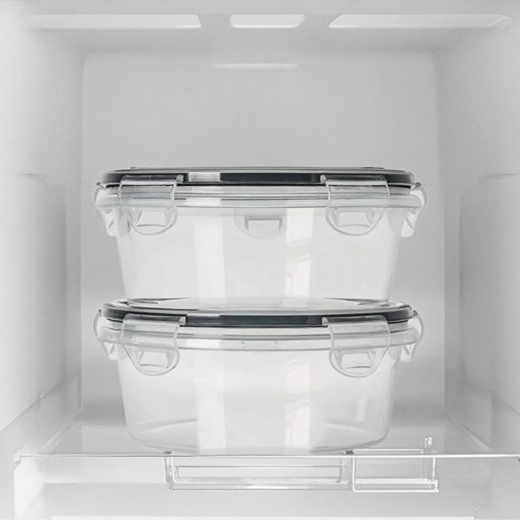 Microwave Heat-Resistant PP Transparent Resh-Keeping Food Fruit Storage Box Kitchen Refrigerator with Lid Environment-friendly