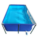 Lvju Stainless Steel Koi Fish Pond 264 Gallon Tank 1000 Liter 150*100*70cm 4.9'*3.3'*2.3 Decor Turtle Marine Aquarium Fish Tank