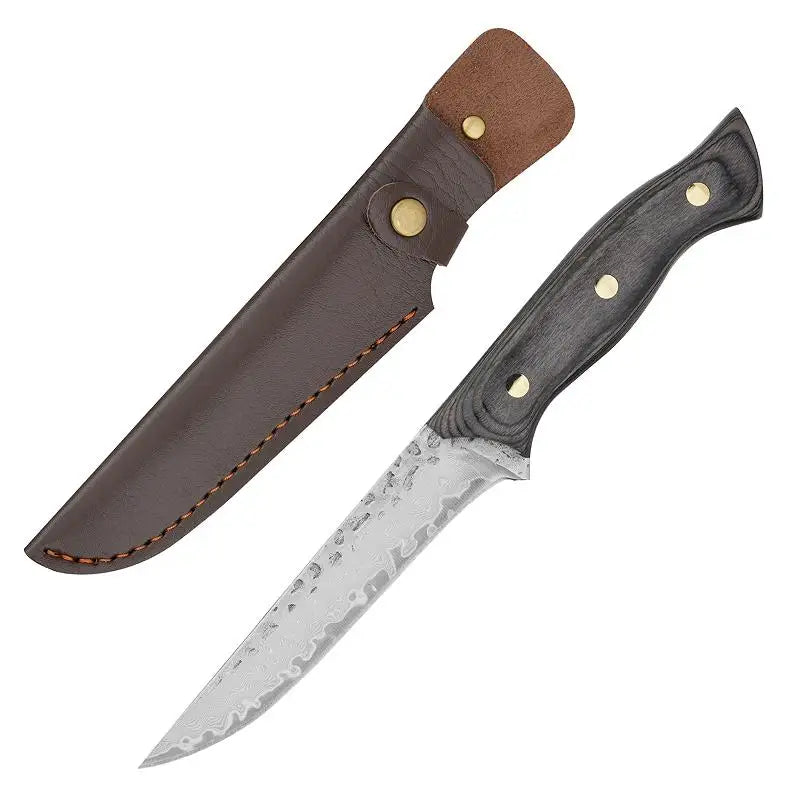 High Quality 5.5 Inch Stainless Steel Boning Knife with Pakka Wood Handle Ambidextrous Eco-Friendly