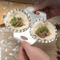 Online Top Seller Product Dumpling Mold Double Head DIY Dumplings Wrapper Maker Kitchen Gadgets Stainless Steel Tools