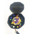 DND Dice Tray and Dice Case Holder with Rugged Hard Shell Exterior and Protective Soft Interior Dice Display Storage Case