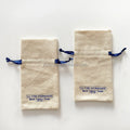 Wholesale Organic Cotton Drawstring Candle Bag Reusable and Recyclable for Candle Packaging Customizable with Logo Print
