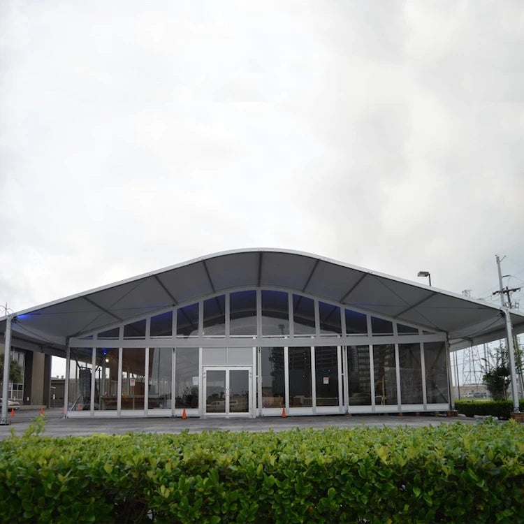 Large Capacity Heated Canvas Party Arcum Tent for 500 Seaters