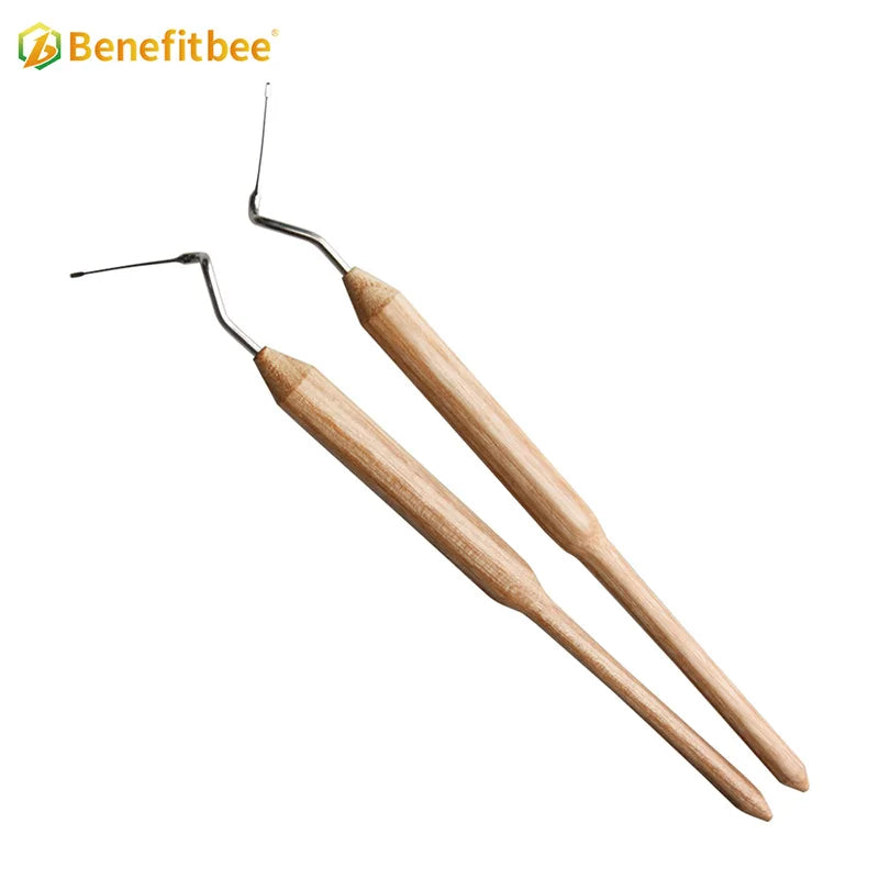 Stainless Steel Honey Bee Queen Rearing Larva System Move Worms Needle Larvae Moving Grafting Needle