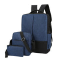 Schulerrucksack Lightweight Three-Piece Leisure Travel Business Laptop Backpack Softback USB for Men Women Students Schoolbag