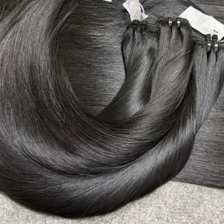 Grade 12A Double Drawn Bone Straight Hair Bundles Human Hair Raw Cambodian Cuticle Aligned Cambodian Human Hair Vendor