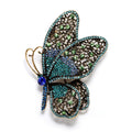 Vintage Cheap Women Jewelry Brooch Crystal Animal Insect Brooch Lapel Pin Rhinestone  Big Butterfly Brooch