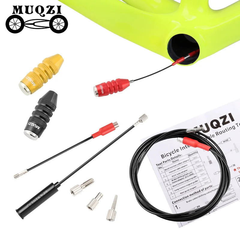 MUQZI Bicycle Internal Cable Routing Tool MTB Road Cycling Repair Kit Frame Hydraulic Wire Shifter
