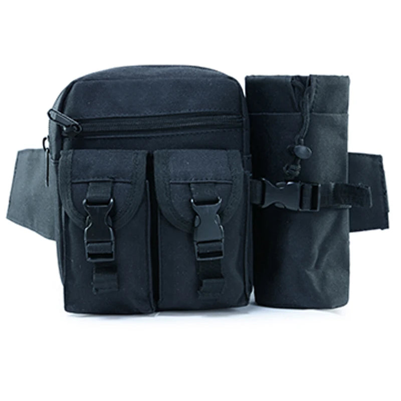 LUPU 3L 900D Nylon Backpack with OEM Anti-fading Running Belt Waist Bag Water-Proof Zipper Closure Oxford Material