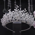 2022 NewFancy Crystal Handmade Bride Bridal Crown Tiaras Headpiece  Jewelry for Women Wedding