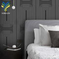 Customized Modern Textured Black White 3D Geometric Pattern Wallpaper Mural Waterproof Wall Background Decorative Wall Covering