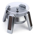 M8102 Solar & Battery Powered Rotating for Showcase Jewelry Display Turntable for Display Racks