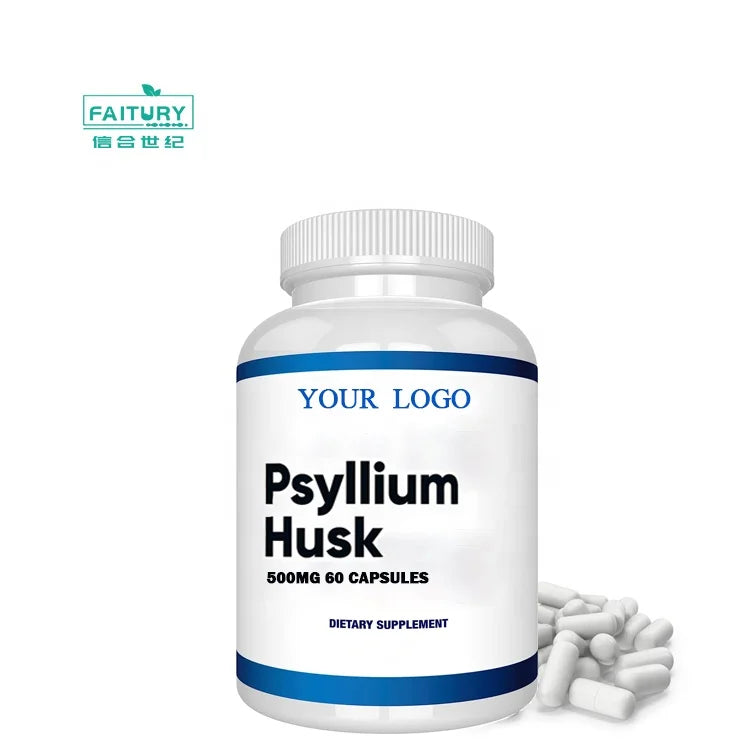 Faitury OEM Natural Psyllium Husk Capsules for Daily Fiber