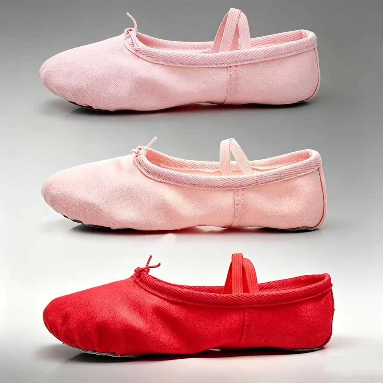 Cheapest Canvas Ballet Shoes Dance Split Sole Ballerina Slippers Shoes for Girls
