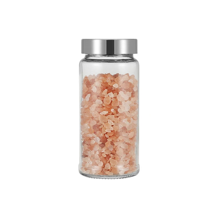 Glass Spice Jar 170ML Bottles for Herb Seasoning Spice Pepper and Salt Storage