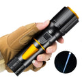 Helius Strong Light Rechargeable Outdoor Super Bright Hunting Led Lights Special Forces Durable Long-distance Flashlight