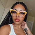 Fashion Cat Eye Computer Eyeglasses Women Spectacle Optical Glasses Frames Vintage TR90 Anti Blue Ray Eyewear Frame
