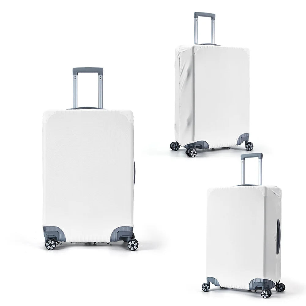 Sublimation Blank Travel Luggage Cover Custom Photo Print Polyester Suitcase Protector Suitcase Luggage Cover