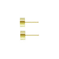 Beadsnice Fashion Bezel Tube14k Gold Earrings Component Jewelry Findings