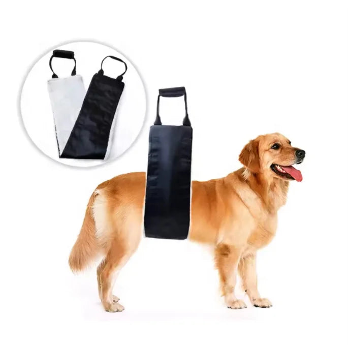 USMILEPET Adjustable 17-120 Lbs Dog Harness Large Dog Soft Sling Support Solid Pattern for Senior Injured Dog's Weak Rear Legs