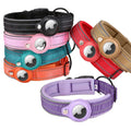 Hot Sell Patent Multiple Color Dog Collar Wholesale Tracker Pet Collars for Cats Dogs With GPS Tracker Holder